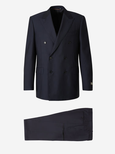 Canali Hombre Barcelona Traje Liso Lana color Azul Noche sku 311-000368 01 - Foto 1