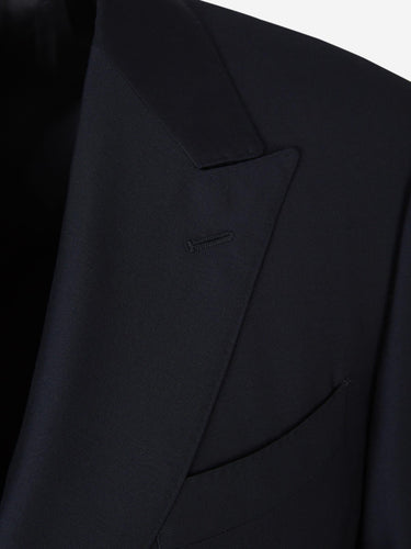 Canali Hombre Barcelona Traje Liso Lana color Azul Noche sku 311-000368 01 - Foto 3