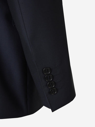 Canali Hombre Barcelona Traje Liso Lana color Azul Noche sku 311-000368 01 - Foto 5