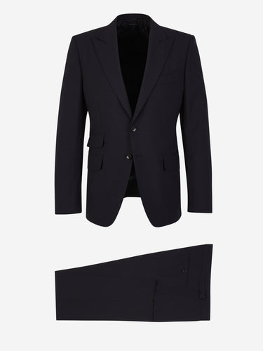 Tom Ford Hombre Barcelona Traje Lana Liso color Azul Noche sku 311-000369 01 - Foto 1