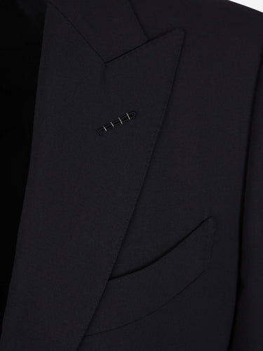 Tom Ford Hombre Barcelona Traje Lana Liso color Azul Noche sku 311-000369 01 - Foto 3
