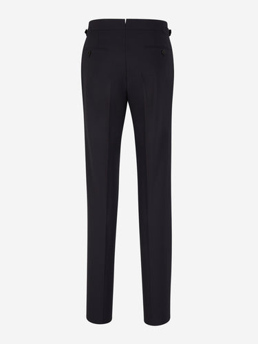 Tom Ford Hombre Barcelona Traje Lana Liso color Azul Noche sku 311-000369 01 - Foto 6