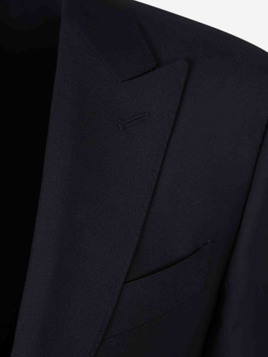 Canali Hombre Barcelona Traje Recto Lana color Azul Noche sku 311-000376 01 - Foto 3
