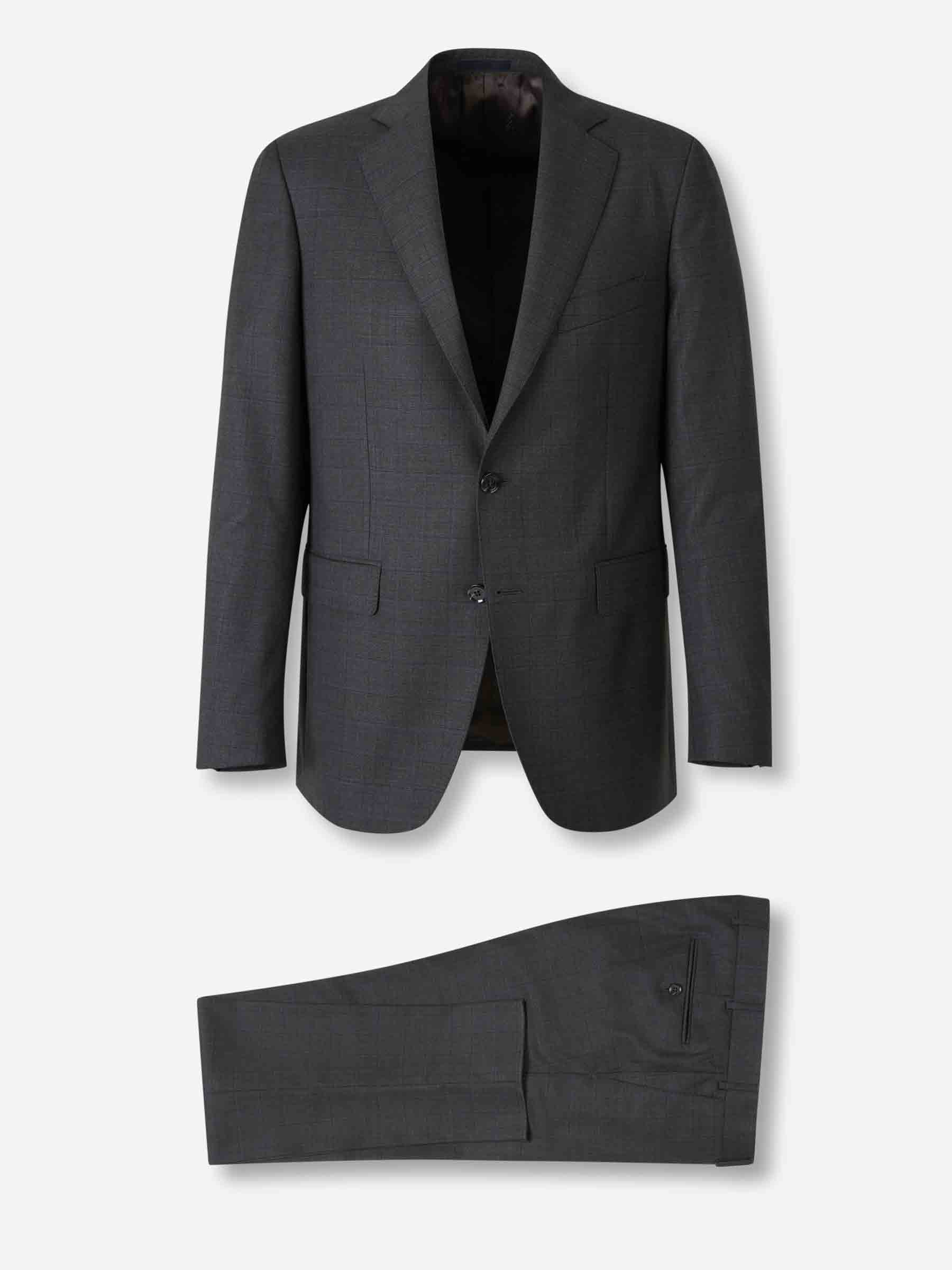 Scabal Hombre Barcelona Traje Recto Lana color Gris Antracita sku 311-000379 01 - Foto 1