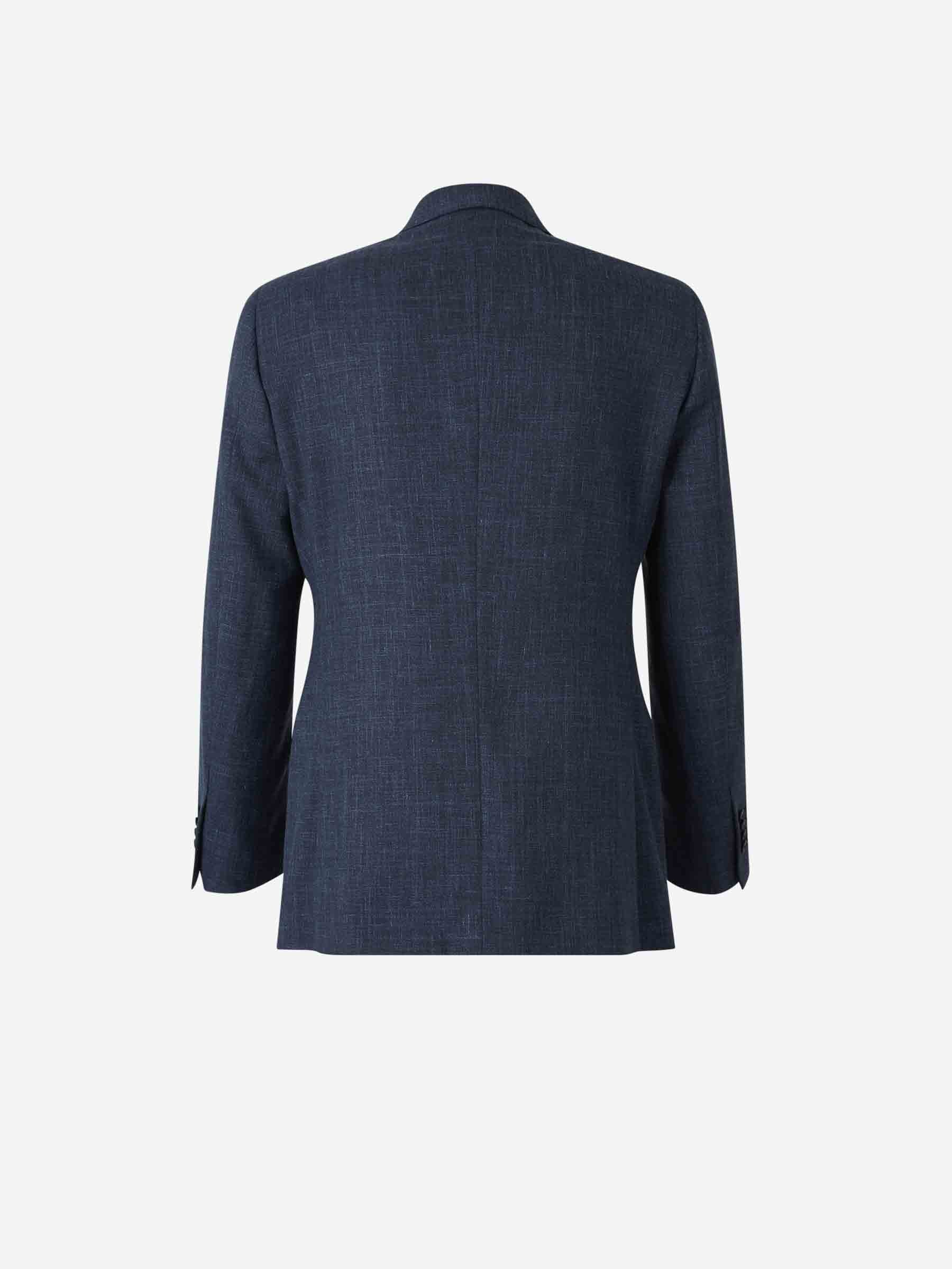 Atelier Munro Hombre Barcelona Traje Jaspeado Lana color Azul Marino sku 312-002840 01 - Foto 2