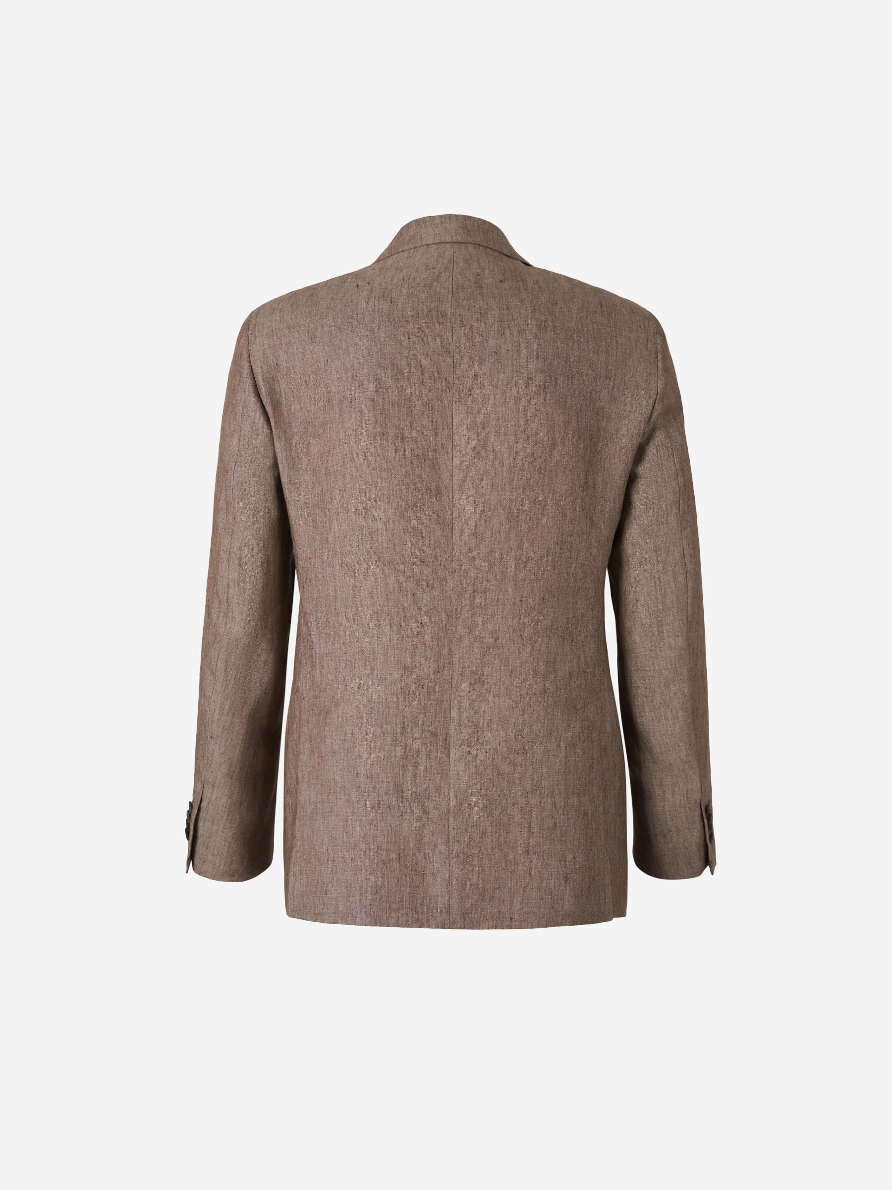 Santa Eulalia Hombre Barcelona Traje Liso Lino color Marrón sku 312-002842 02 - Foto 2