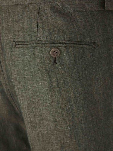 Santa Eulalia Hombre Barcelona Traje Liso Lino color Verde sku 312-002842 04 - Foto 9