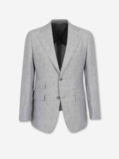 Santa Eulalia Hombre Barcelona Traje Liso Lino color Gris sku 312-002842 05 - Foto 1