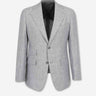 Santa Eulalia Hombre Barcelona Traje Liso Lino color Gris sku 312-002842 05 - Foto 1
