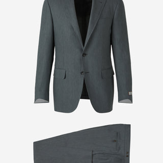 Canali Hombre Barcelona Traje Lino Lana Liso color Gris Piedra sku 312-002854 01 - Foto 1