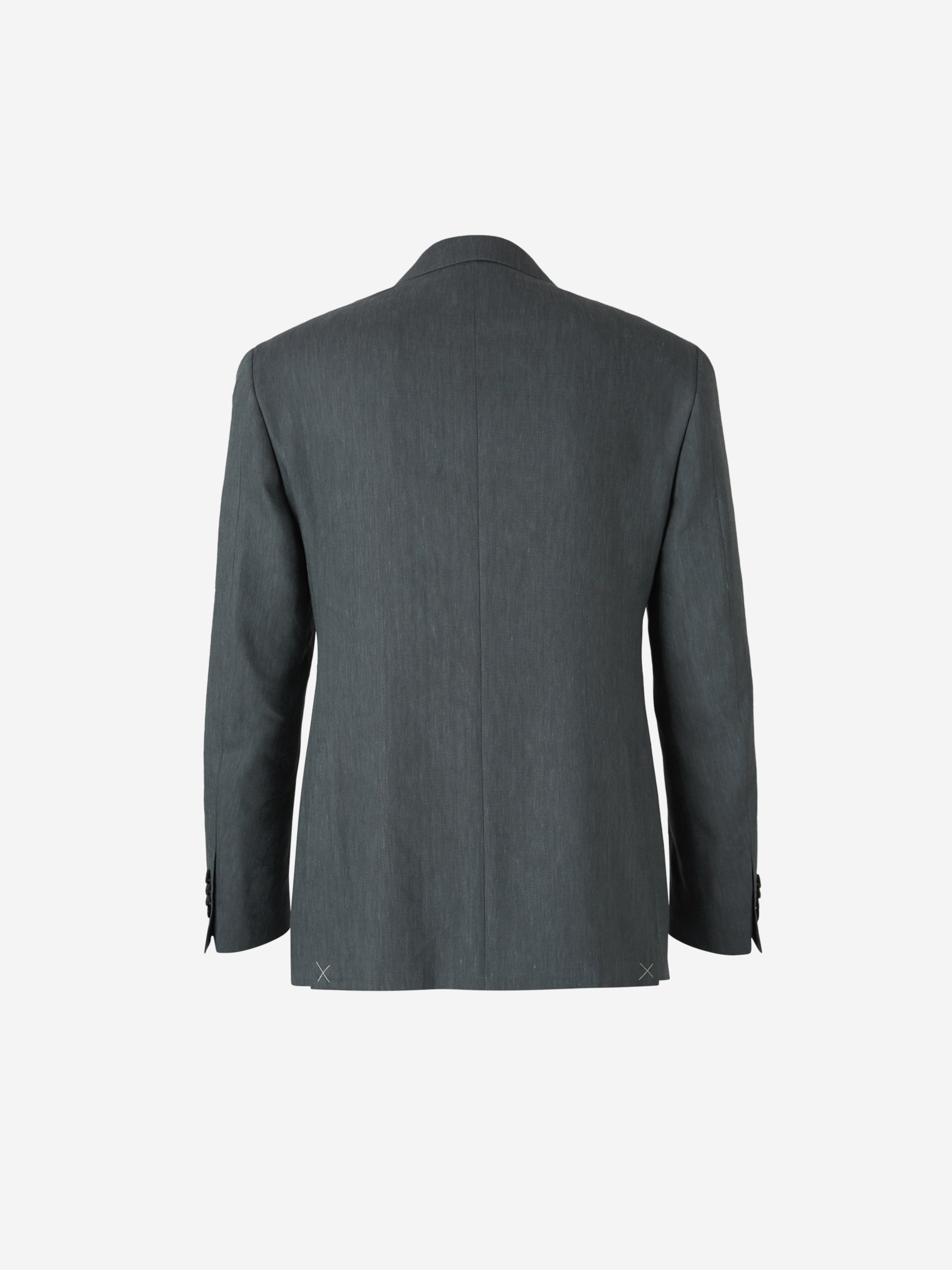Canali Hombre Barcelona Traje Lino Lana Liso color Gris Piedra sku 312-002854 01 - Foto 2