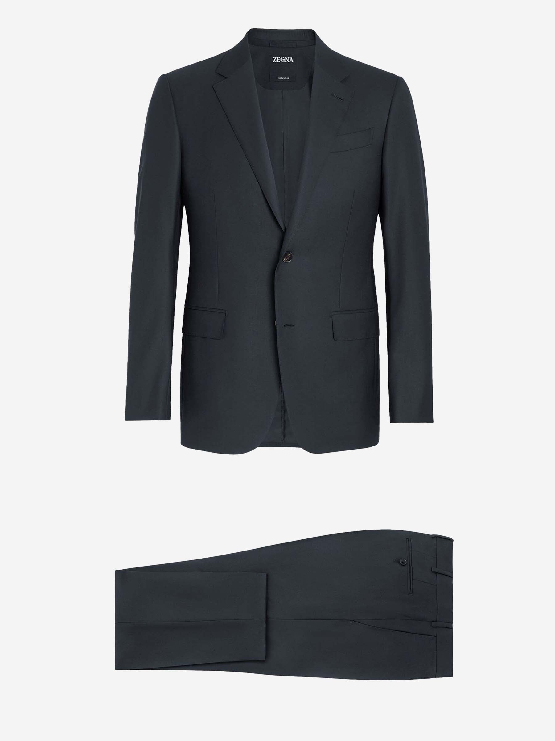 Zegna Hombre Barcelona Traje Vestir Lana color Azul Marino sku 312-002859 01 - Foto 1