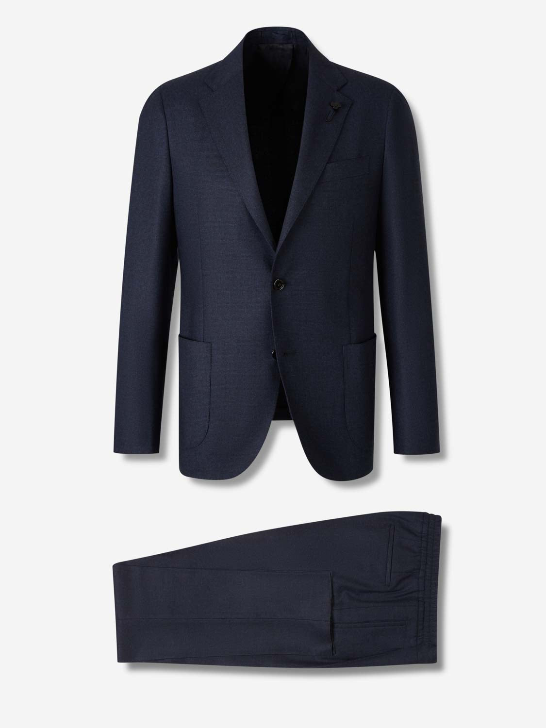 Lardini Hombre Barcelona Traje Recto Lana color Azul Marino sku 312-002872 01 - Foto 1