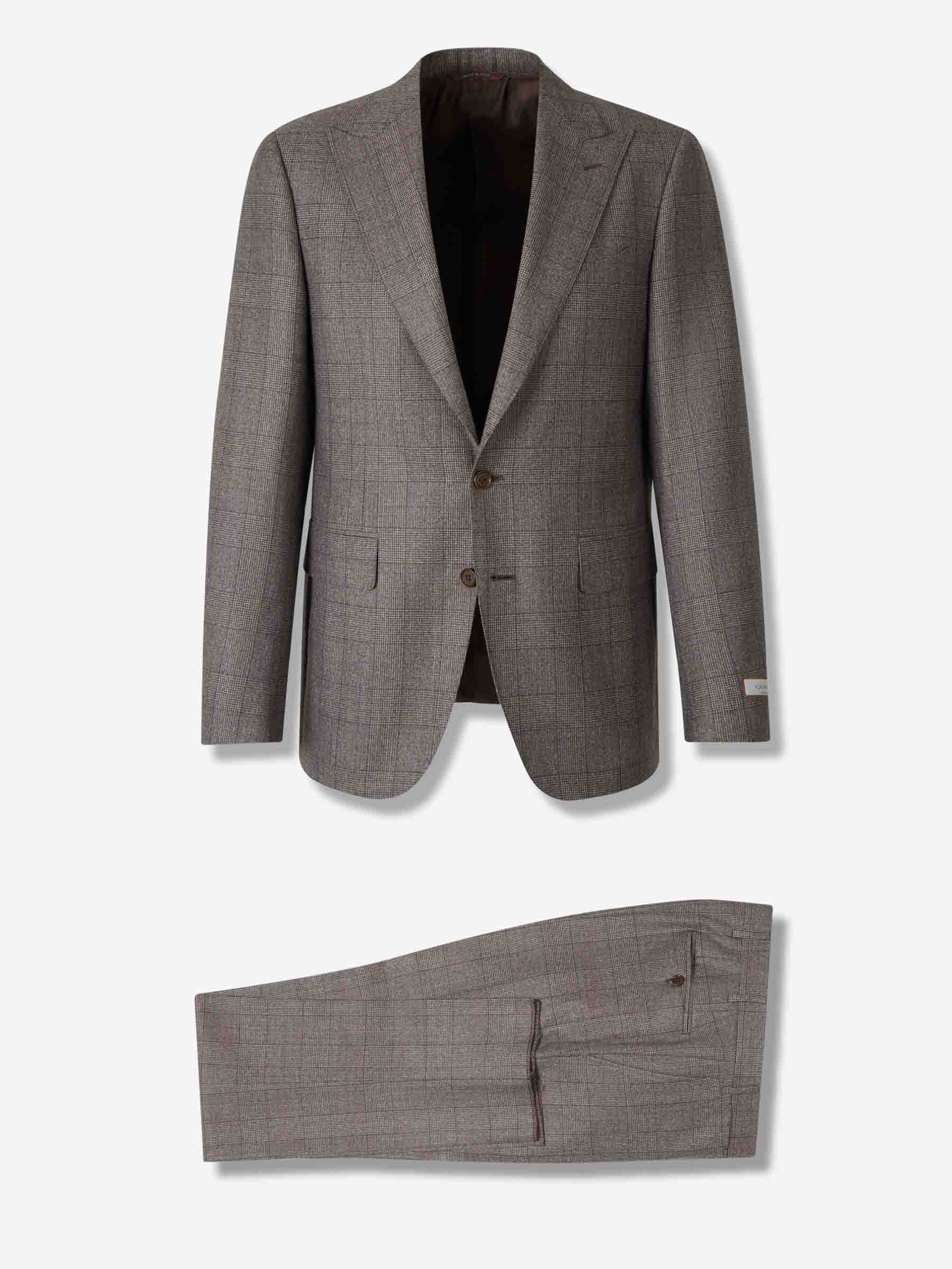 Canali Hombre Barcelona Traje Recto Lana color Marrón sku 312-002875 01 - Foto 1
