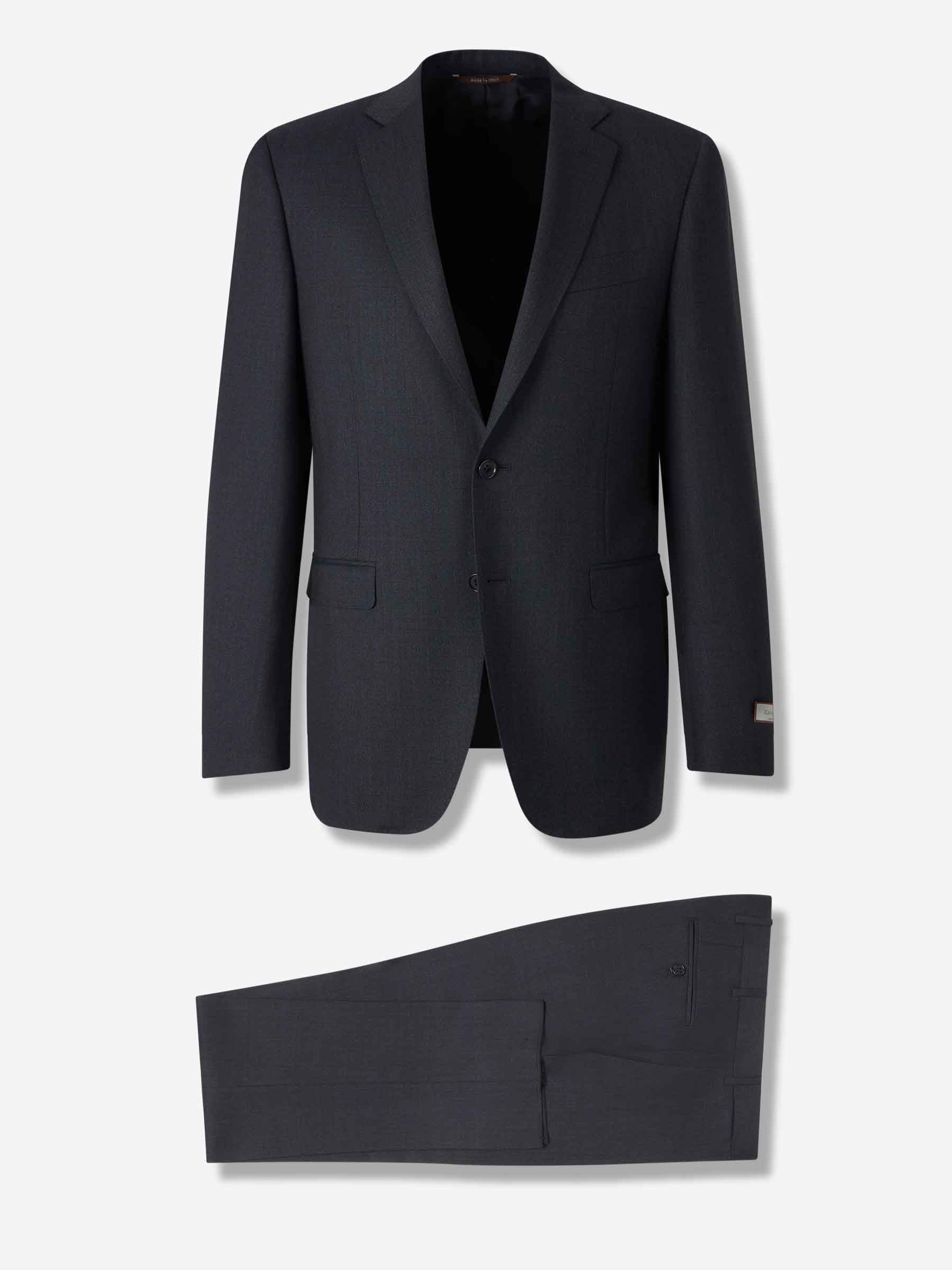 Canali Hombre Barcelona Traje Recto Lana color Azul Noche sku 312-002876 02 - Foto 1