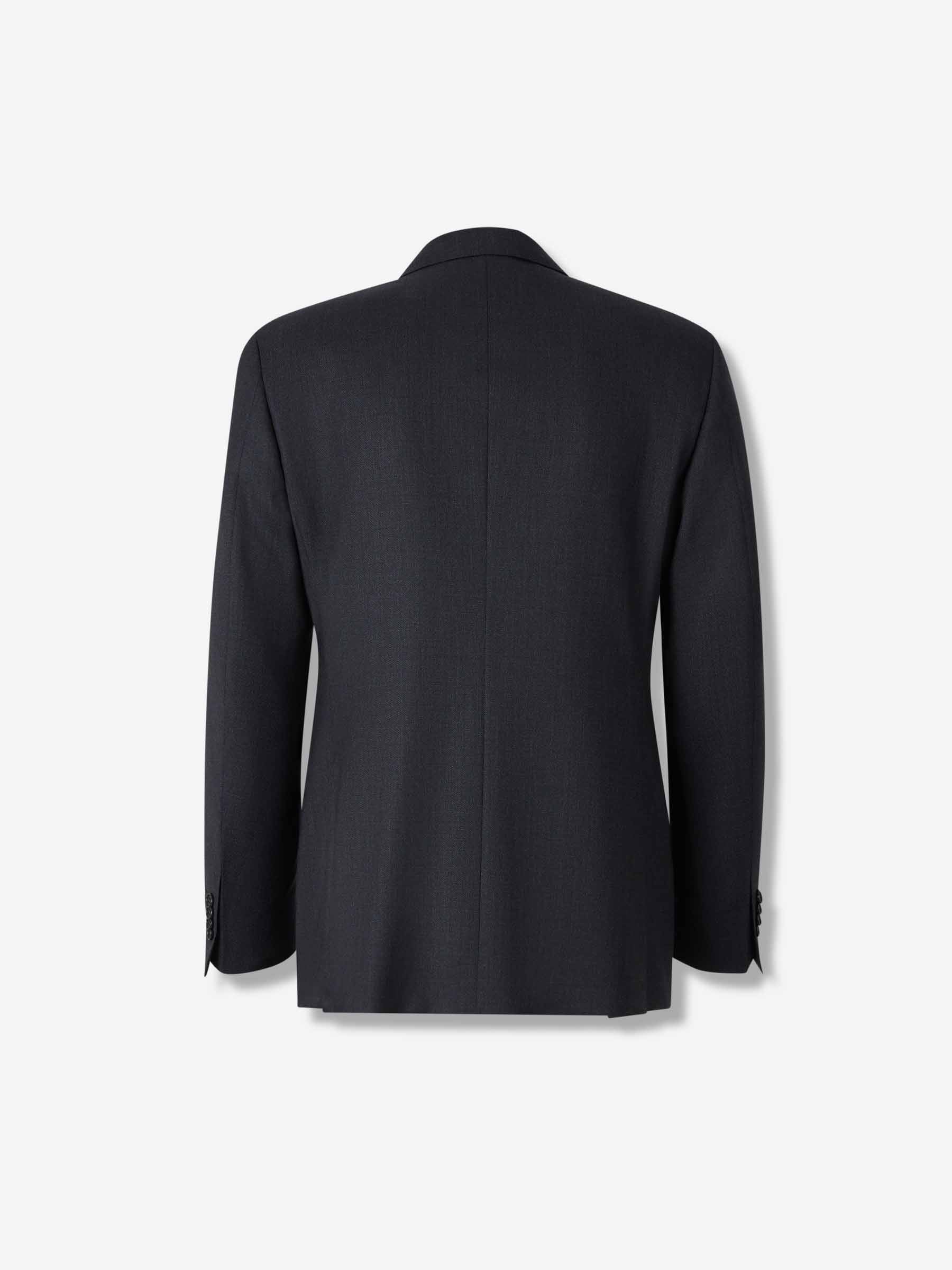 Canali Hombre Barcelona Traje Recto Lana color Azul Noche sku 312-002876 02 - Foto 2