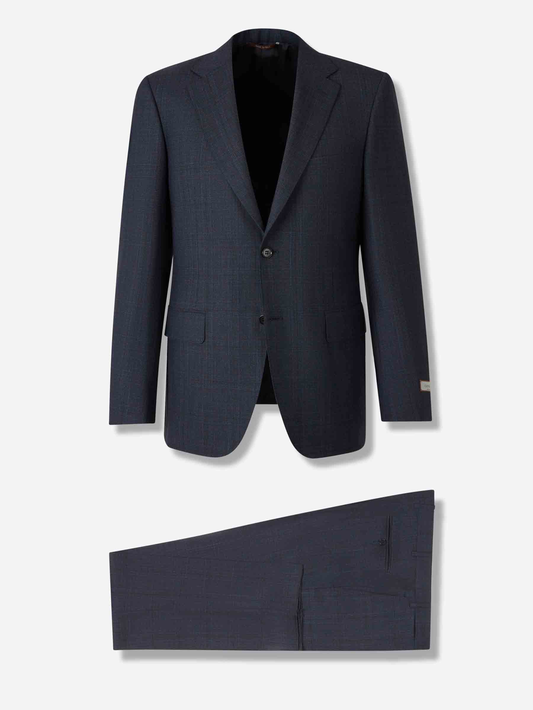 Canali Hombre Barcelona Traje Recto Lana color Azul Noche sku 312-002878 01 - Foto 1