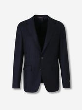 Canali Hombre Barcelona Traje Recto Lana color Azul Noche sku 312-002883 01 - Foto 1