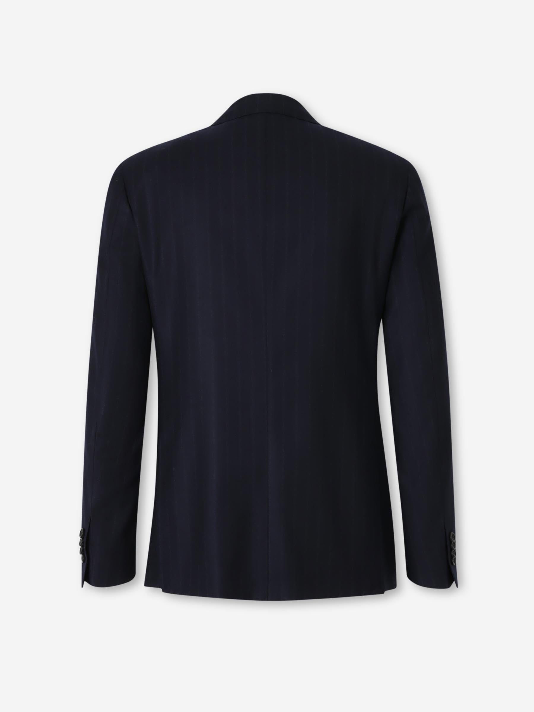 Canali Hombre Barcelona Traje Recto Lana color Azul Noche sku 312-002883 01 - Foto 2