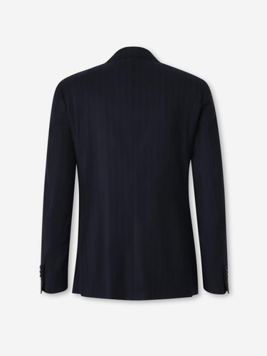 Canali Hombre Barcelona Traje Recto Lana color Azul Noche sku 312-002883 01 - Foto 2