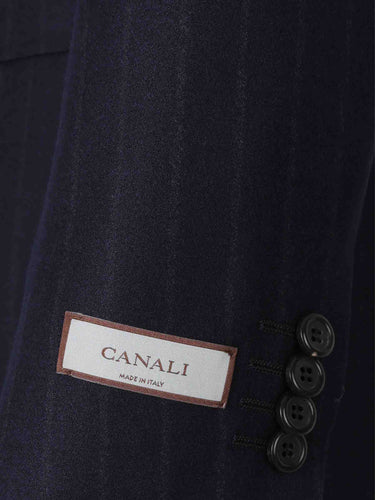 Canali Hombre Barcelona Traje Recto Lana color Azul Noche sku 312-002883 01 - Foto 4