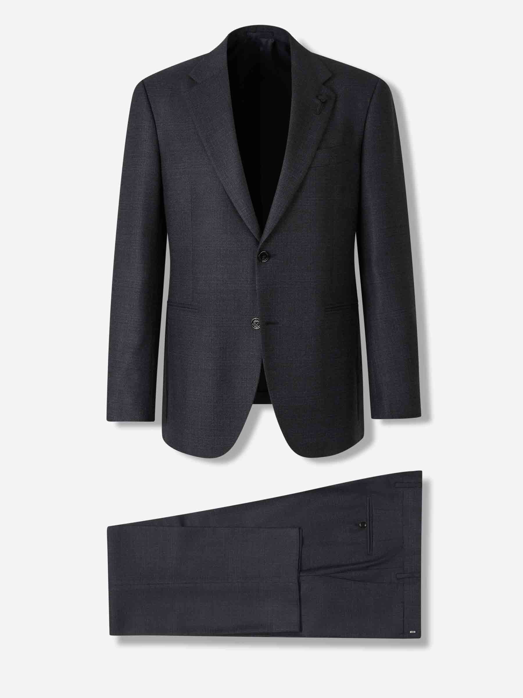 Lardini Hombre Barcelona Traje Cierre Recto color Gris Antracita sku 312-002888 01 - Foto 1