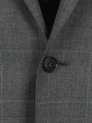 Canali Hombre Barcelona Traje Recto Lana color Gris Oscuro sku 312-002908 01 - Foto 3