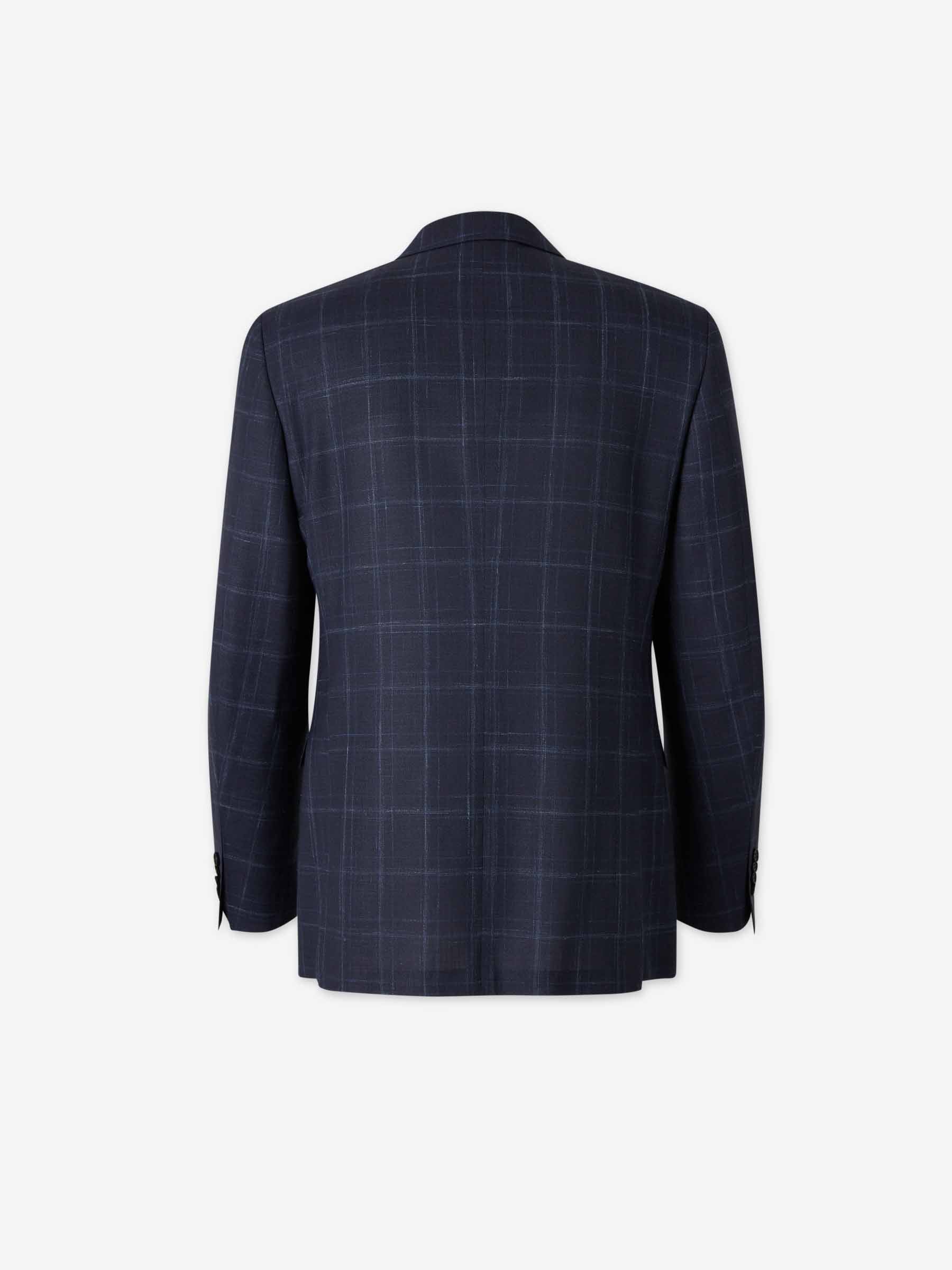 Canali Hombre Barcelona Traje Recto Lana color Azul Noche sku 312-002911 01 - Foto 2