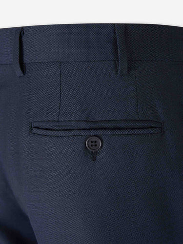 Canali Hombre Barcelona Traje Recto Lana color Azul Marino sku 312-002914 01 - Foto 8