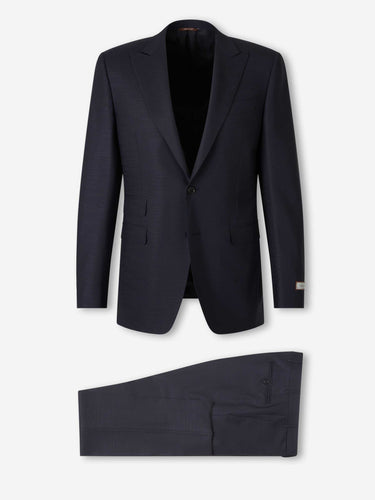 Canali Hombre Barcelona Traje Recto Lana color Azul Noche sku 312-002915 01 - Foto 1