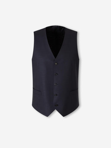 Canali Hombre Barcelona Traje Recto Lana color Azul Noche sku 312-002915 01 - Foto 5