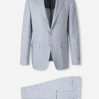 Canali Hombre Barcelona Traje Recto Lino color Azul Celeste sku 312-002917 01 - Foto 1