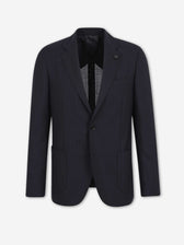 Lardini Hombre Barcelona Traje Recto Lana color Azul Noche sku 312-002918 01 - Foto 1