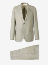 Lardini Hombre Barcelona Traje Recto Lana color Verde Manzana sku 312-002919 02 - Foto 1