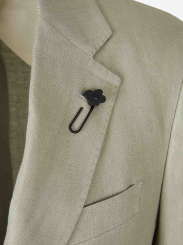 Lardini Hombre Barcelona Traje Recto Lana color Verde Manzana sku 312-002919 02 - Foto 3