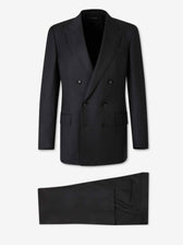 Tom Ford Hombre Barcelona Traje Cruzado Lana color Gris Antracita sku 312-002925 01 - Foto 1