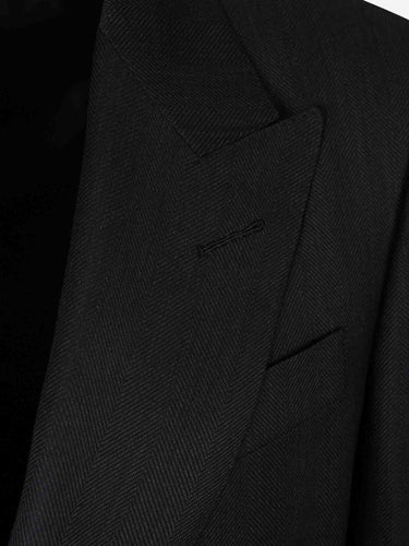 Tom Ford Hombre Barcelona Traje Cruzado Lana color Gris Antracita sku 312-002925 01 - Foto 3