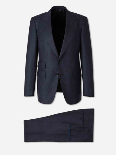 Tom Ford Hombre Barcelona Traje Recto Lana color Azul Noche sku 312-002926 01 - Foto 1