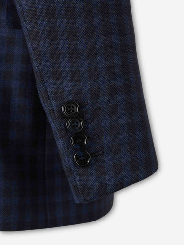 Brioni Hombre Barcelona Americana Recta Cuadros color Azul Marino sku 312-002929 01 - Foto 4