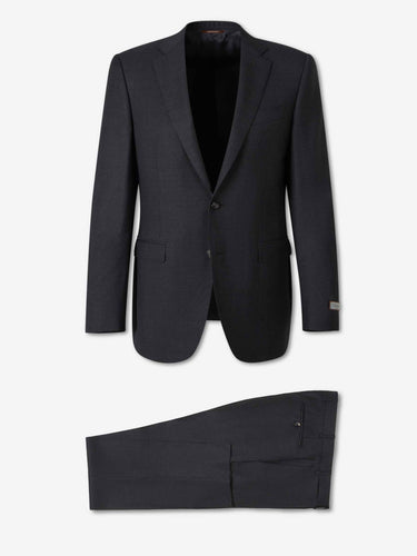 Canali Hombre Barcelona Traje Recto Lana color Gris Antracita sku 312-002932 01 - Foto 1
