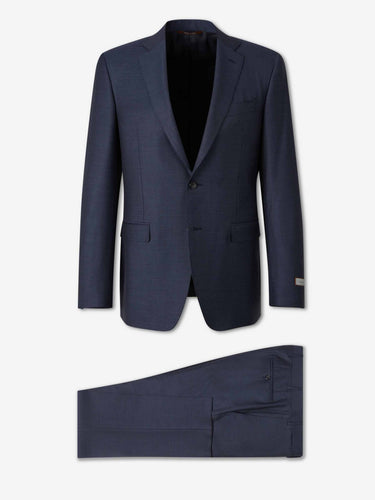 Canali Hombre Barcelona Traje Recto Lana color Azul Marino sku 312-002934 01 - Foto 1