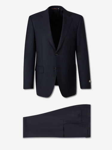 Canali Hombre Barcelona Traje Recto Lana color Azul Noche sku 312-002935 01 - Foto 1