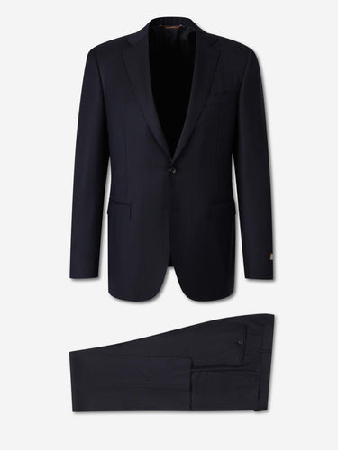 Canali Hombre Barcelona Traje Recto Lana color Azul Noche sku 312-002942 01 - Foto 1