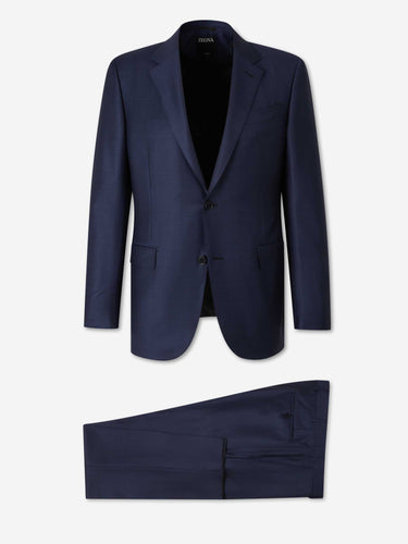 Zegna Hombre Barcelona Traje Recto Lana color Azul Noche sku 312-002944 01 - Foto 1