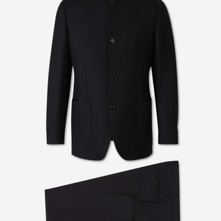 Lardini Hombre Barcelona Traje Cuello Mao color Negro sku 312-002949 01 - Foto 1
