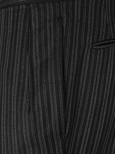 Santa Eulalia Hombre Barcelona Pantalones Formales Rayas Lana color Negro sku 321-000313 01 - Foto 3
