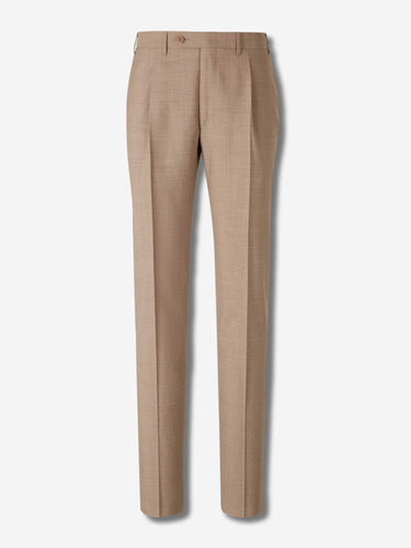 Canali Hombre Barcelona Pantalones Formales Lana color Beige sku 321-000323 03 - Foto 1
