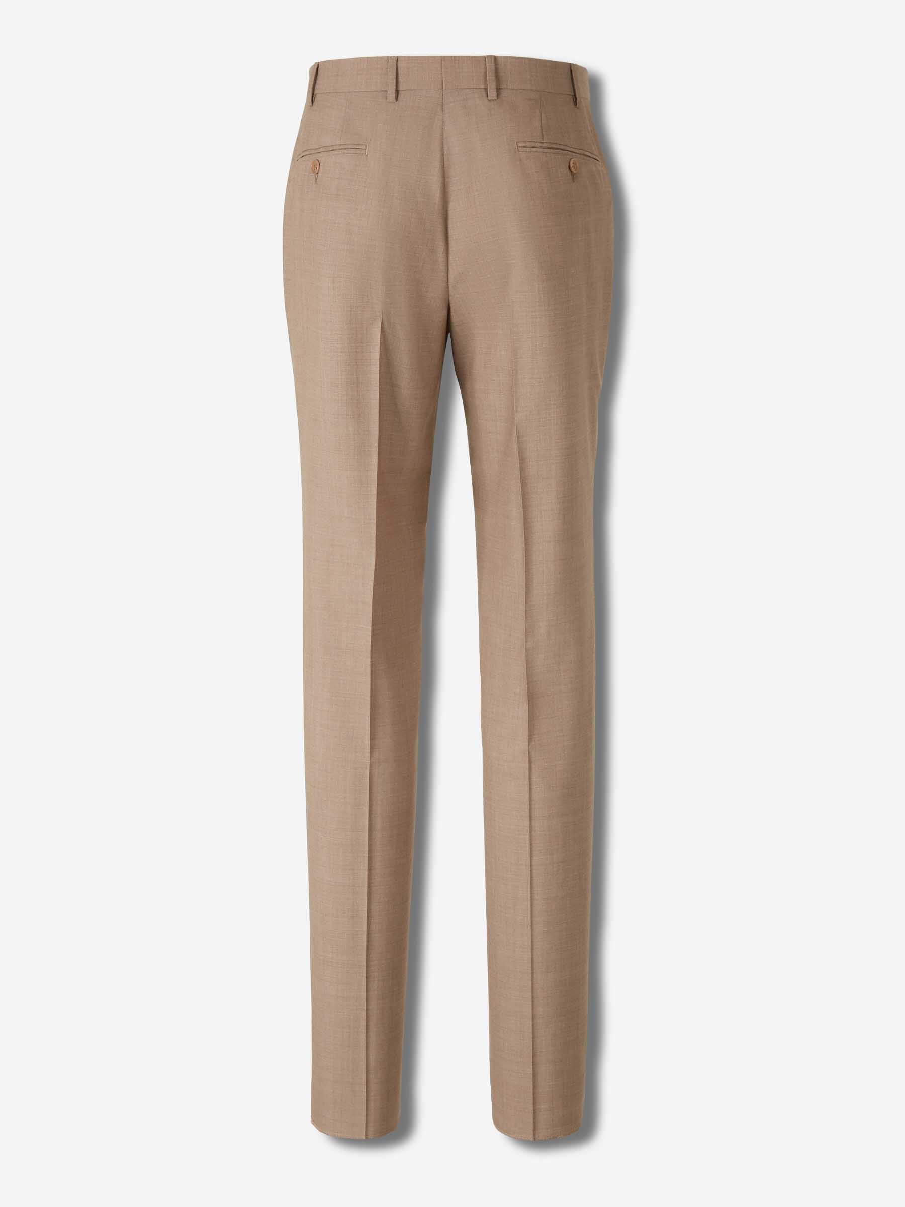 Canali Hombre Barcelona Pantalones Formales Lana color Beige sku 321-000323 03 - Foto 2