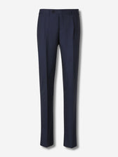 Canali Hombre Barcelona Pantalones Formales Lana color Azul Noche sku 321-000323 06 - Foto 1