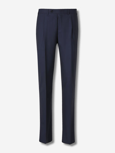 Canali Hombre Barcelona Pantalones Formales Lana color Azul Noche sku 321-000323 06 - Foto 1